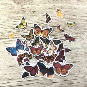 Vintage Butterflies - 31pc Diecuts