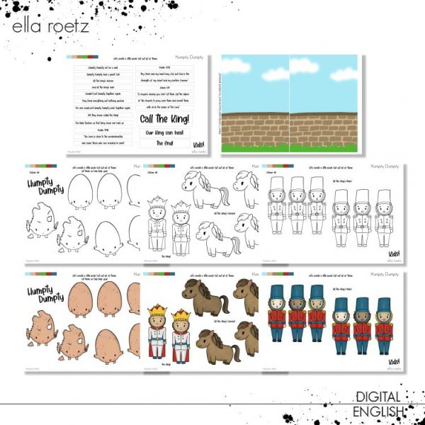 Humpty Dumpty - Kids - Printable with Notes